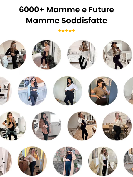 Veluna Leggings Gravidanza