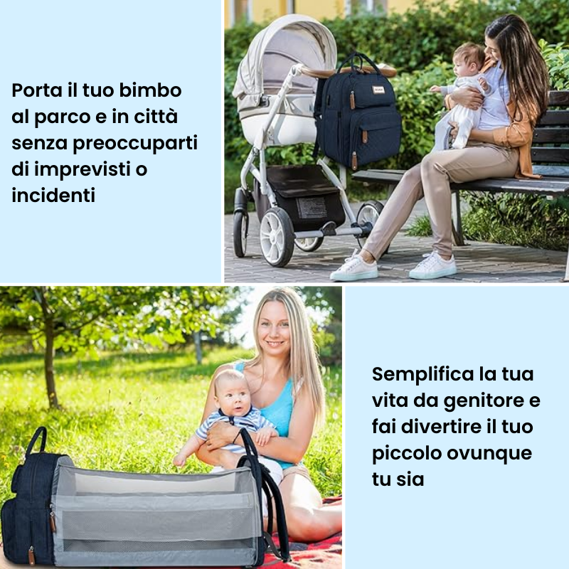 NidoBag™ | Borsa Multifunzionale Pannolini