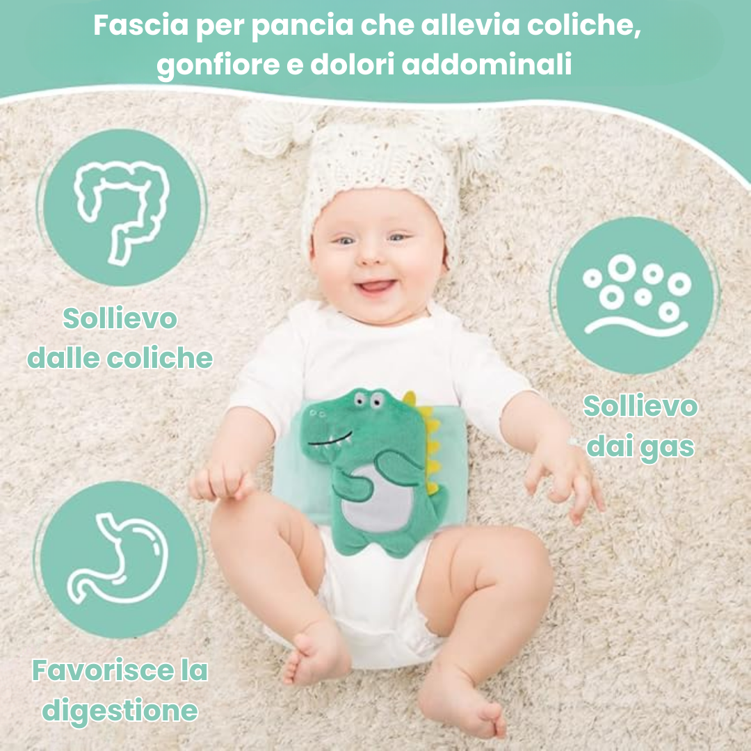Fascia per pancia che allevia coliche, gonfiore e dolori addominali