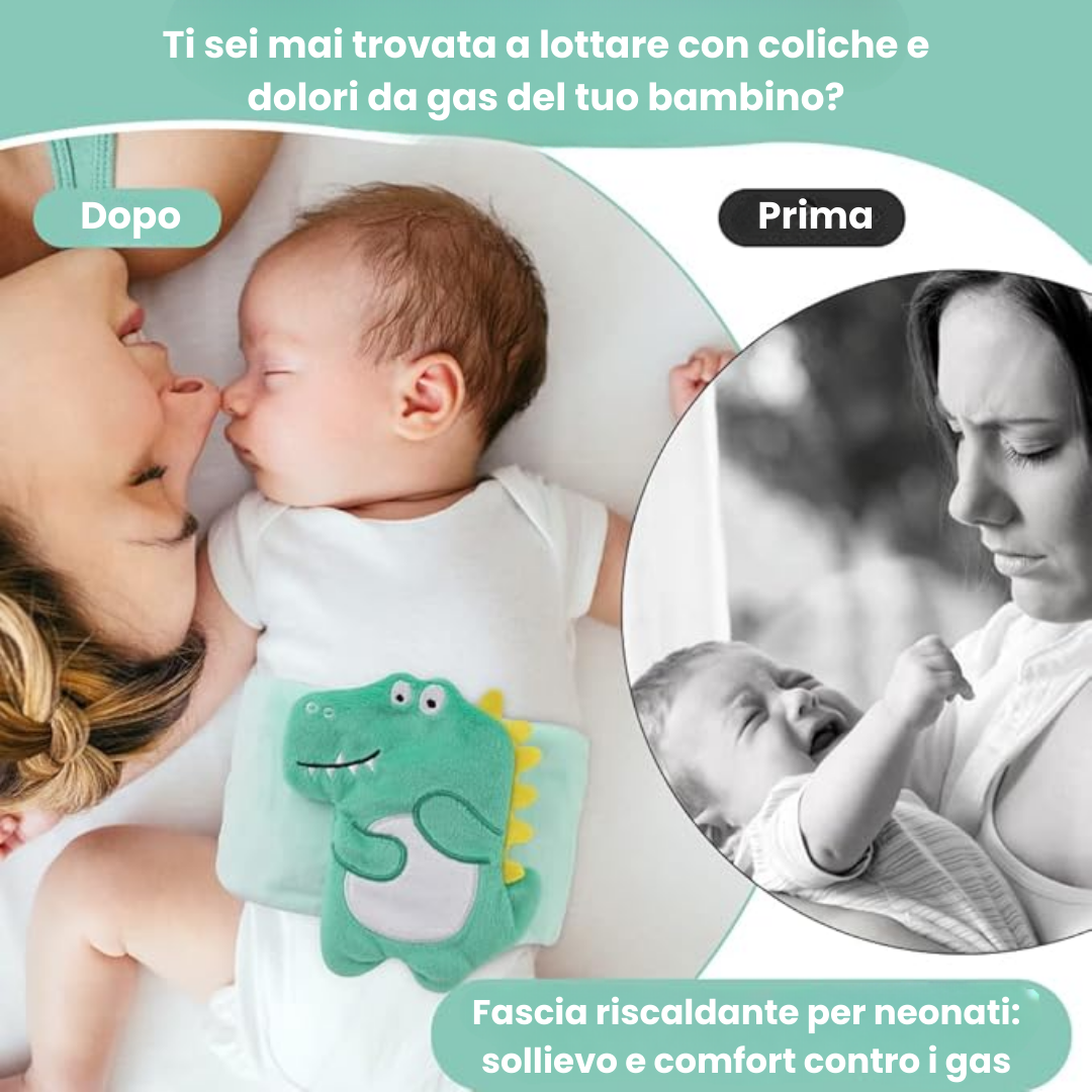 Fascia per pancia che allevia coliche, gonfiore e dolori addominali