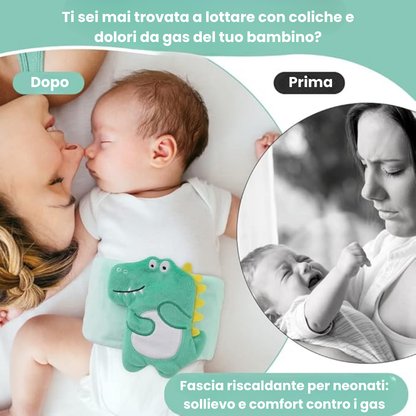 Fascia per pancia che allevia coliche, gonfiore e dolori addominali