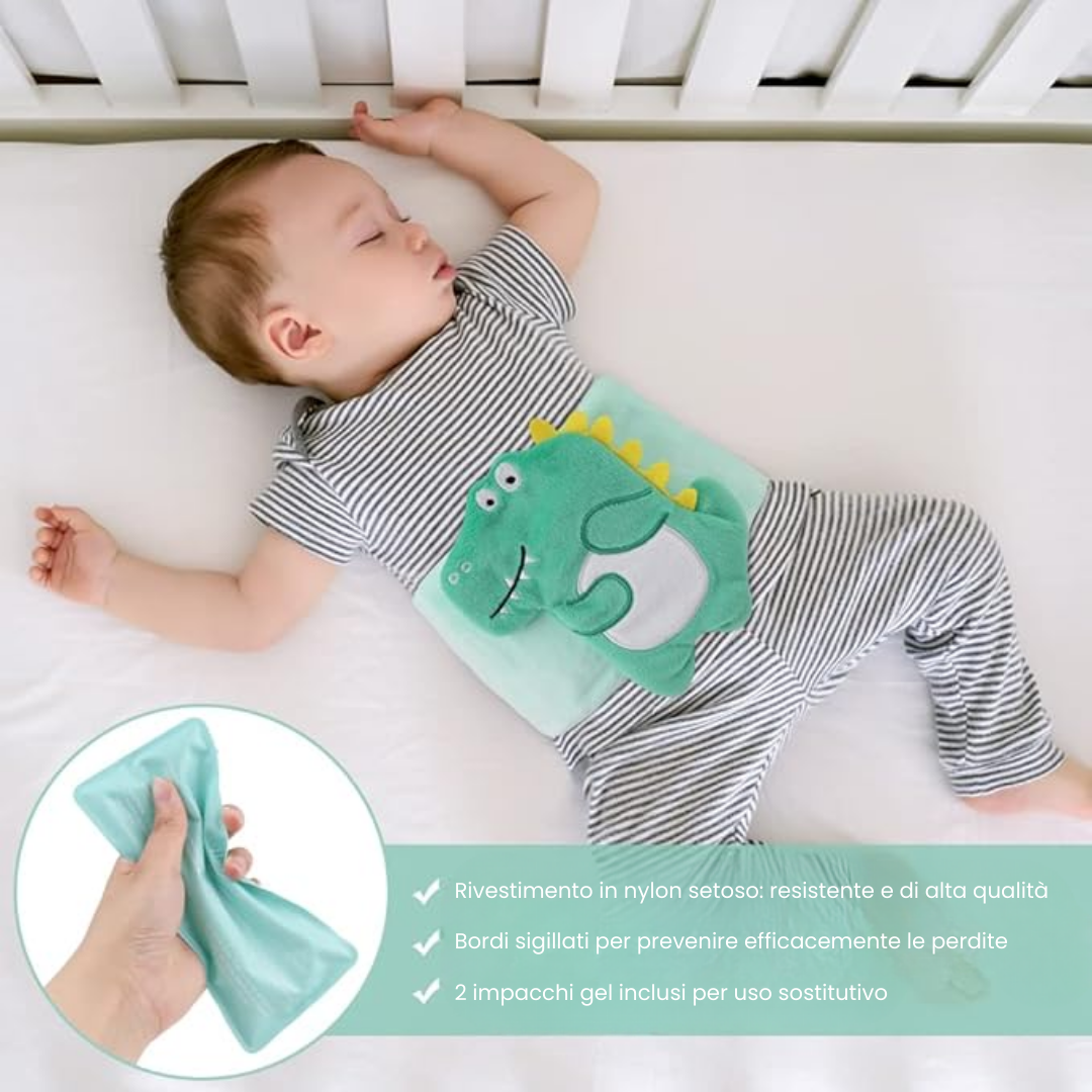 Fascia per pancia che allevia coliche, gonfiore e dolori addominali