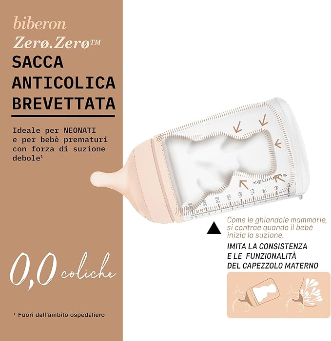 Biberon anti coliche da 160ml