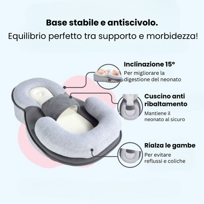 Nestino™ - Lettino Neonatale Anti Reflusso a Supporto Pediatrico