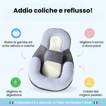 Nestino™ - Lettino Neonatale Anti Reflusso a Supporto Pediatrico